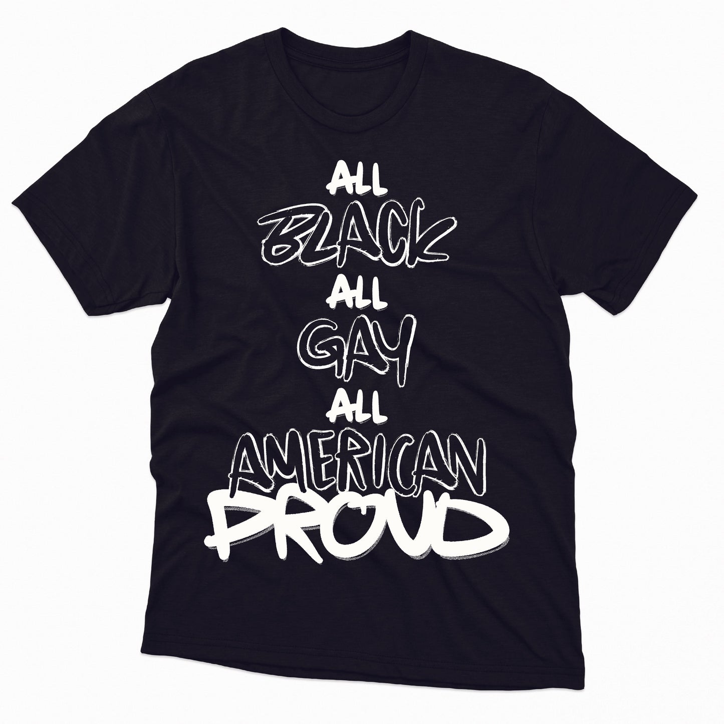 Black Gay American Proud TShirt