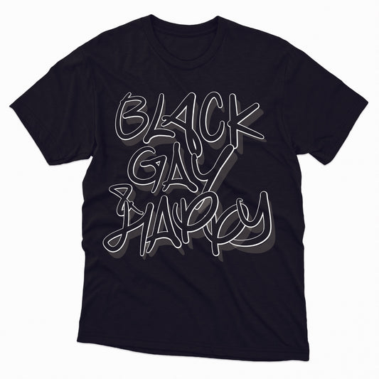 Black Gay Happy TShirt