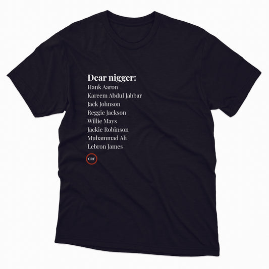 Dear Nigger Front & Back TShirt