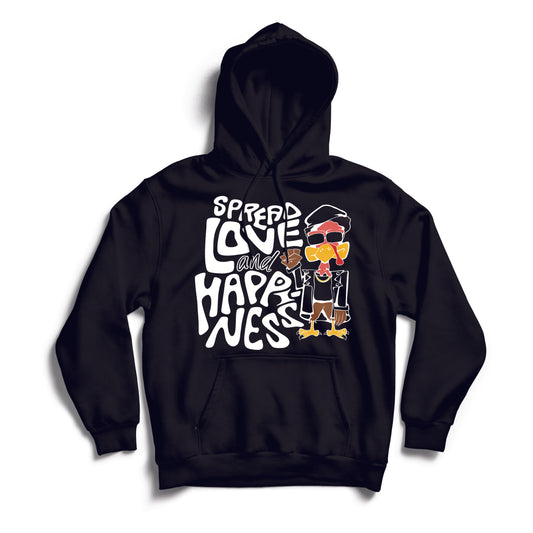 Spread Love and Happiness Turkey Hoodie